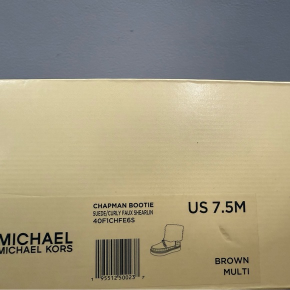 Michael kors Chapman Embellished Faux Suede and Faux Shearling Boot size 7.5 US - Picture 8 of 8